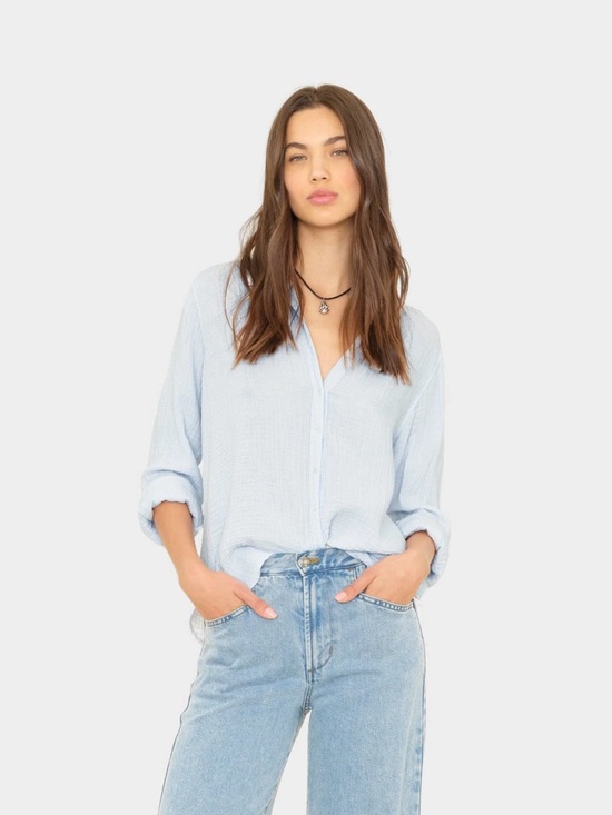 XiRENA Tops - Xirena Scout Shirt in Blue Ridge, S